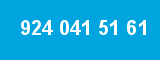 924 041 51 61 924 041 51 61